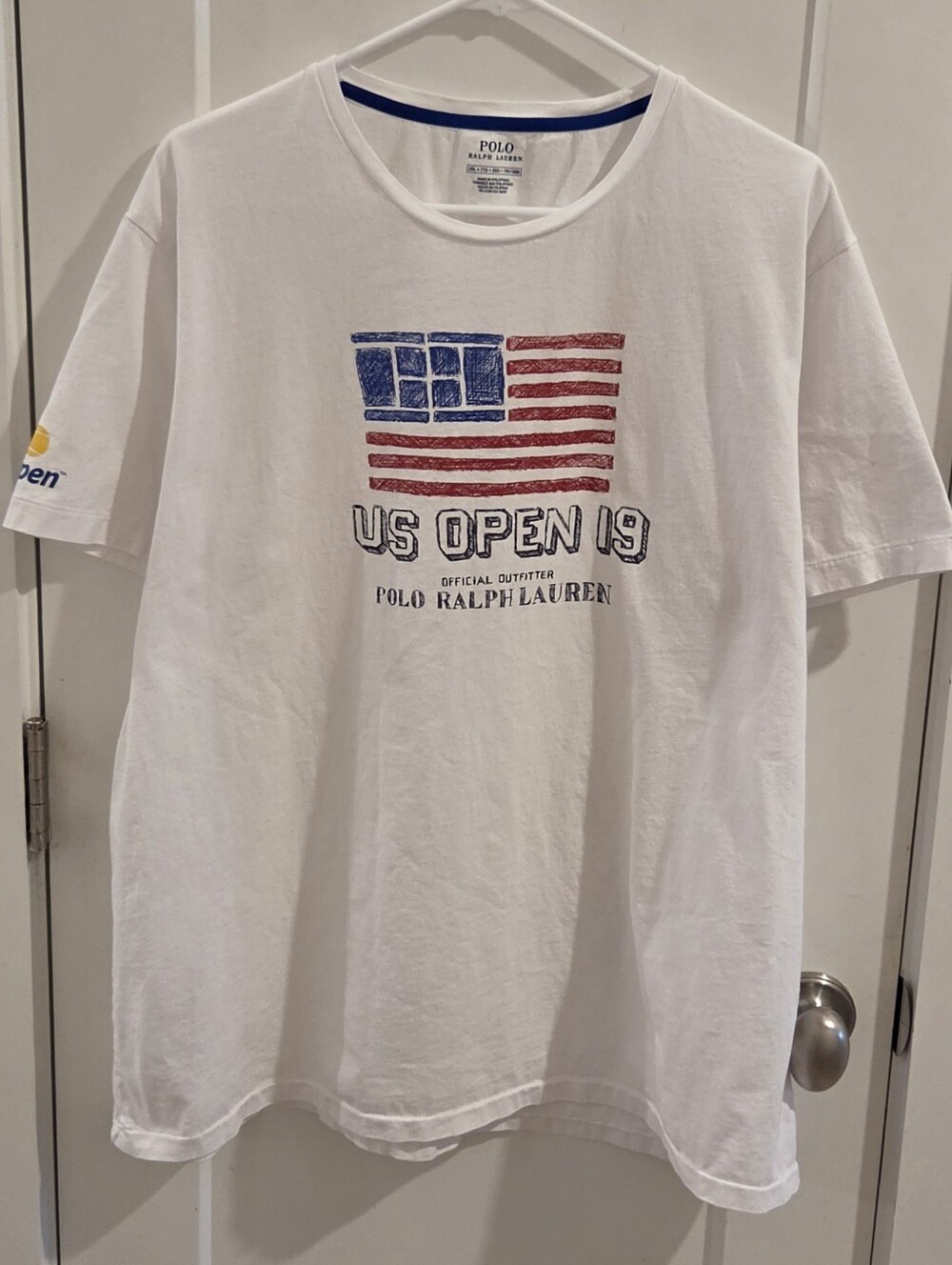 Polo Ralph Lauren U.S. Open 2019 Tennis Championship T-Shirt - Size XXL - White